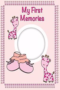 Baby Girl's First Year Memory Book