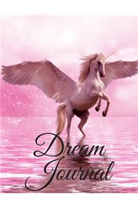 Dream Journal: The perfect pink winged unicorn notebook to track your thoughts, feelings, emotions and interpretations about your dreams.