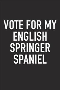 Vote for My English Springer Spaniel