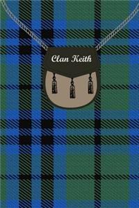 Clan Keith Tartan Journal/Notebook