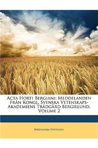 ACTA Horti Bergiani