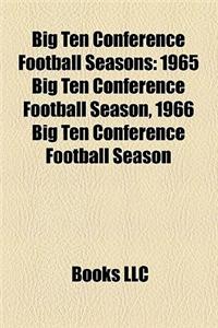 Big Ten Conference Football Seasons
