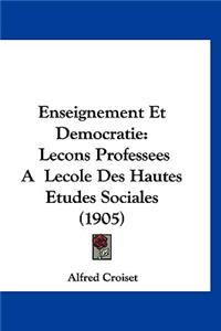 Enseignement Et Democratie