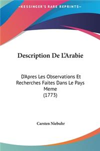 Description de L'Arabie
