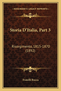 Storia D'Italia, Part 3