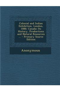 Colonial and Indian Exhibition, London, 1886