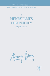 Henry James Chronology