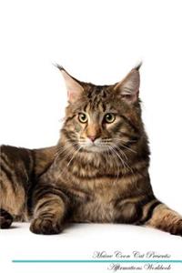 Maine Coon Cat Affirmations Workbook Maine Coon Cat Presents