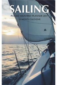 Sailing Pocket Monthly Planner 2017