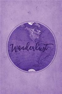 Travel Journal - Antique World Wanderlust (Purple)