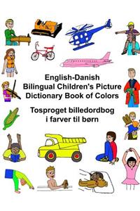 English-Danish Bilingual Children's Picture Dictionary Book of Colors Tosproget billedordbog i farver til børn