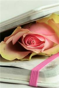 Pink Rose Bookmark Journal