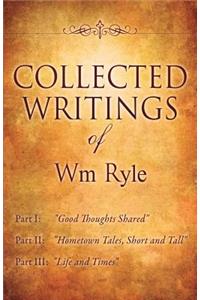 Collected Writings of Wm Ryle