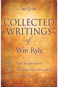 Collected Writings of Wm Ryle