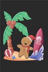 Christmas Gingerbread Man Holiday Isle Notebook