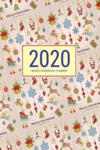 2020 Planner Weekly & Monthly 8.5x11 Inch