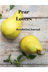 Pear Lovers Resolution Journal