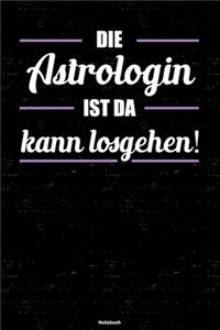 Die Astrologin ist da kann losgehen! Notizbuch