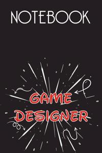 GAME DESIGNER Notebook, Simple Design