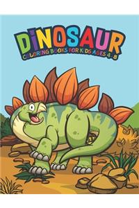 Dinosaur Coloring Books For Kids Ages 4-8