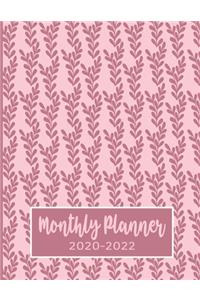 Monthly Planner 2020-2022