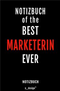 Notizbuch für Marketer / Marketerin