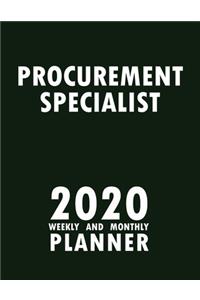 Procurement Specialist 2020 Weekly and Monthly Planner