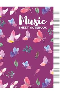 Music Sheet Notebook
