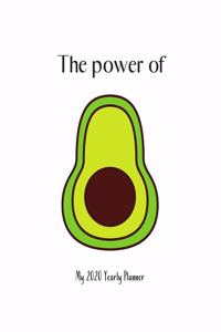 The power of avocado - My 2020 Yearly planner