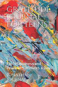 Gratitude Journal for Teens