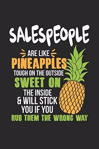 Salespeople Are Like Pineapples. Tough On The Outside Sweet On The Inside