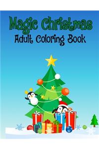 Magic Christmas Adult Coloring Book