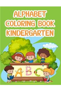 Alphabet Coloring Book Kindergarten
