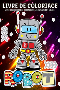 Robot Livre De Coloriage