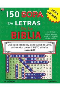 150 SOPA de LETRAS de la BIBLIA, Volúmen 1