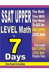SSAT Upper Level Math in 7 Days