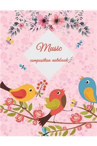 Music composition notebook