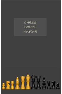 Chess Score Notebook