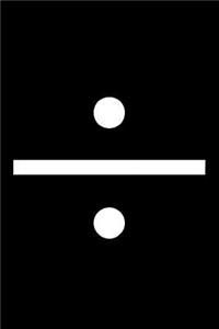 Division Sign Journal Punctuation and Symbols Series