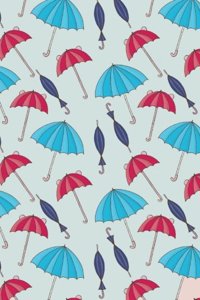 Bullet Journal Umbrellas Pattern 2
