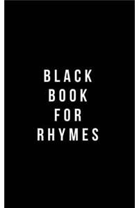 Black Book For Rhymes