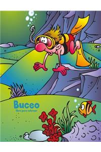 Buceo libro para colorear 1