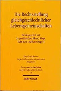 Die Rechtsstellung gleichgeschlechtlicher Lebensgemeinschaften