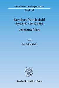Bernhard Windscheid 26.6.1817-26.10.1892