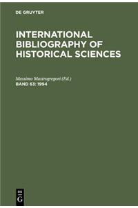 International Bibliography of Historical Sciences