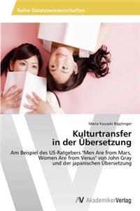 Kulturtransfer in der Übersetzung