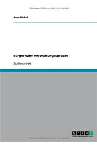 Bürgernahe Verwaltungssprache