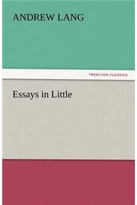 Essays in Little