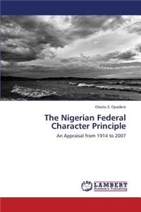 Nigerian Federal Character Principle