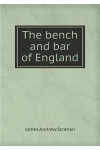 The Bench and Bar of England